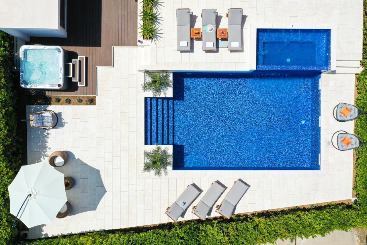 Villa Pino With Pool, Sauna & Jacuzzi Petrcane Exteriör bild