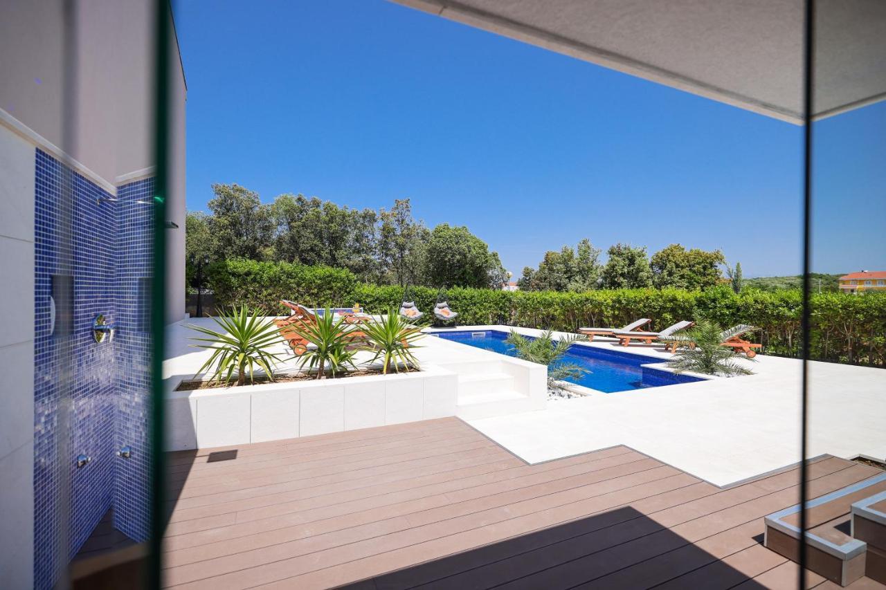 Villa Pino With Pool, Sauna & Jacuzzi Petrcane Exteriör bild
